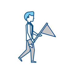 Executive businessman cartoon