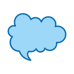 speech bubble isolated icon vector illustration design