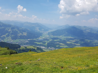 Obraz premium Kitzbueheler Alpen, Aussicht, Kitzbueheler Horn
