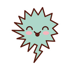 speech bubble kawaii character vector illustration design