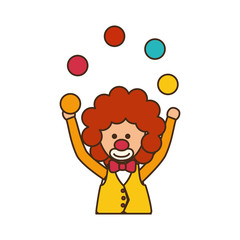 Circus clown cartoon