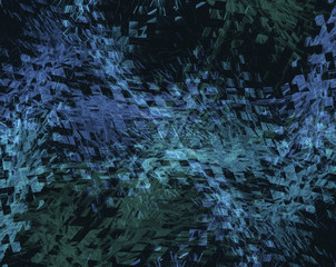 Modern colourful abstract audacious composition