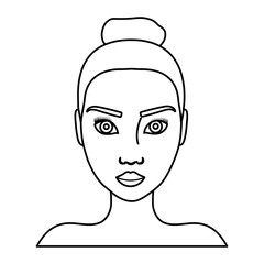 woman face icon