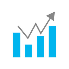 statistic graphic isolated icon vector illustration design