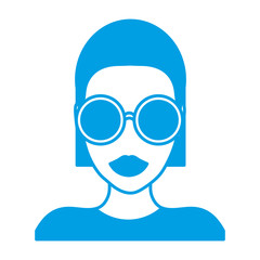 woman with sunglasses icon