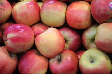 Pink Lady Apples at the market in Fremantle, Western Australia 
