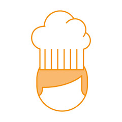 hotel chef avatar character vector illustration design