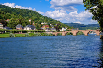 Fototapeta na wymiar Alte Brücke in Heidelberg