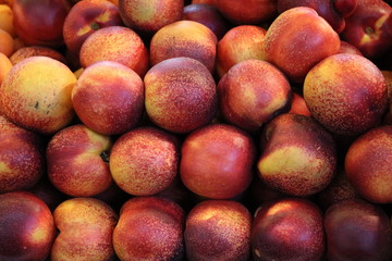 Nectarines at the market in Fremantle, Western Australia