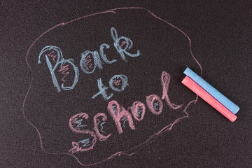 Back to school blackboard