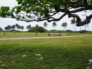 kubanische Kinder beim Fußball