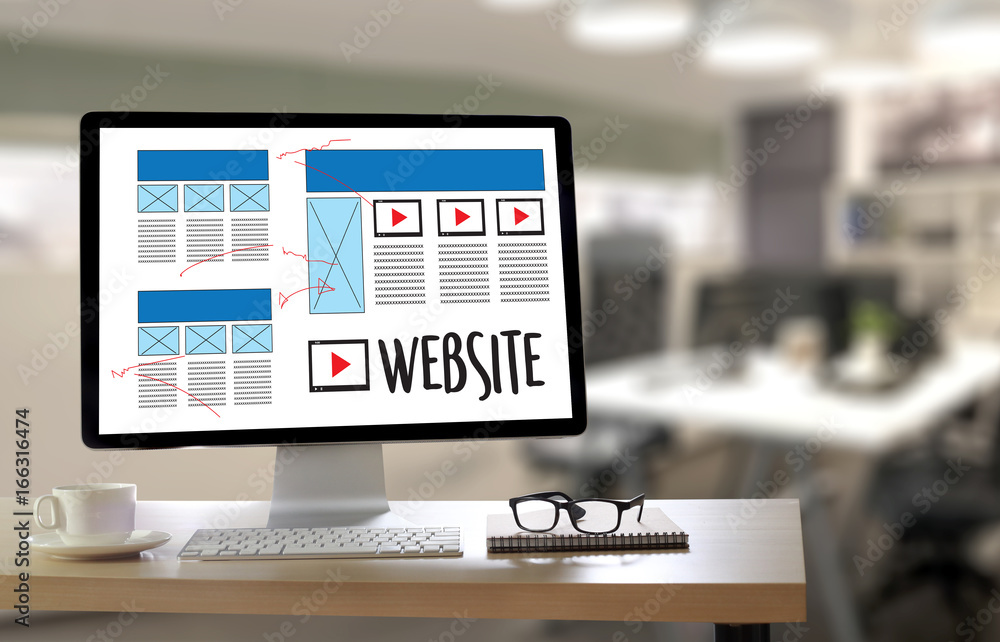 Poster web design layout sketch drawing software media www and graphic layout website development project