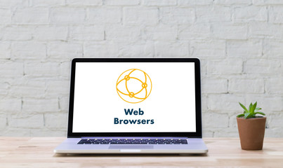 browser http man use computer Web Browsers Online Networking Connection Technology Digital