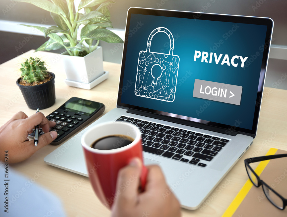 Poster privacy access login performance identification password passcode and privacy