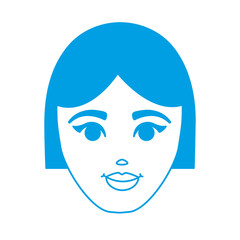 cartoon woman icon