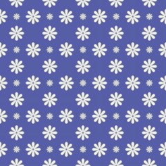 Simple cute pattern in small flowers.