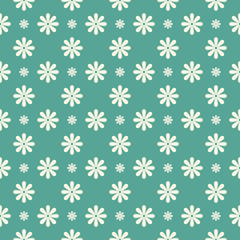Floral pattern. Flower seamless background.
