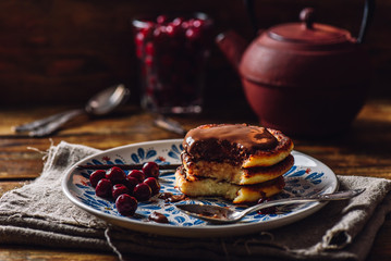 Quark Pancakes with Cherry.