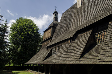 Fototapeta premium kościół cerkiew Beskid Niski 