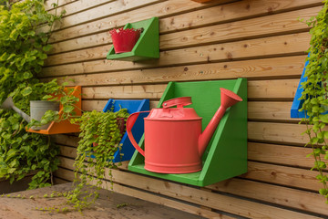 Naklejka premium A colourful place in a garden.