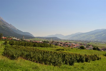 Fototapeta na wymiar Felder in Tirol