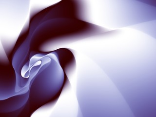 Soft purple and white abstract fractal background with a silky swirl on the left side. For various creative projects, decorative prints, book covers, banners, skins, leaflets, pamphlets, stationery.