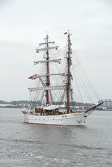 Fototapeta na wymiar Segelschiff zur Hansesail