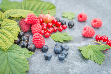 Raspberry raspberries blueberries gooseberries