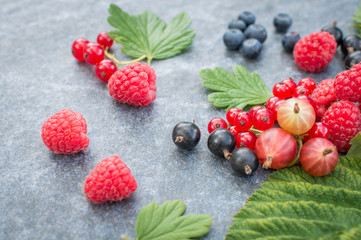 Raspberry raspberries blueberries gooseberries