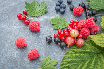 Raspberry raspberries blueberries gooseberries