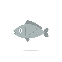 Fish icon vector