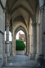 Fototapeta premium View of Basilica Notre Dame - Beaune, France