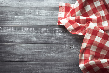 Obraz premium cloth napkin on wood