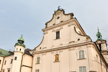 Fototapeta premium Church on the Rock in Jewish district. Krakow, Poland.