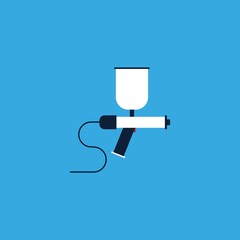 Spray gun icon paint car airbrush