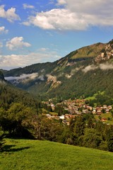 Obraz premium montagne de haute Savoie, Chatel