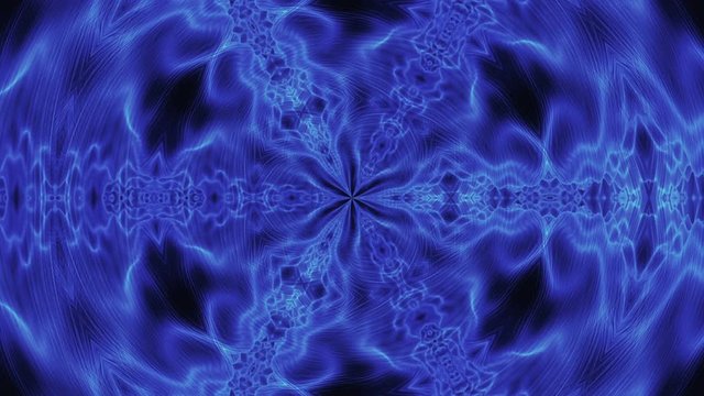Video Background 1065: Abstract blue forms pulse, ripple and flow (Loop).