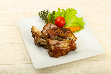 Roasted pork knee