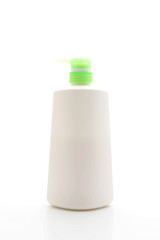 shampoo bottle isolated on white