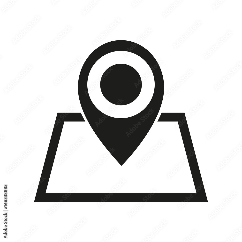 Poster map pointer icon