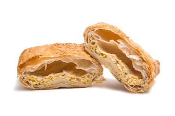 Puff pastry isolated