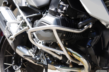 Motor eines Motorrads 