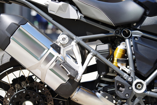 Motor eines Motorrads 