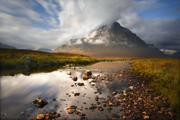 Cloud chasing, Buachaille Etive Mòr  © Chris