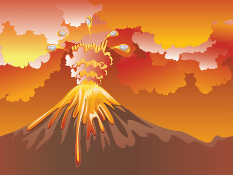 Volcano Cartoon Images – Browse 10,263 Stock Photos, Vectors, and Video |  Adobe Stock