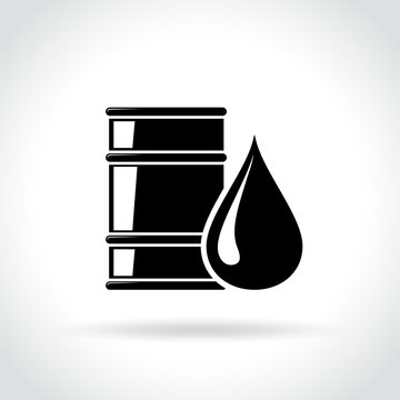 barrel icon on white background