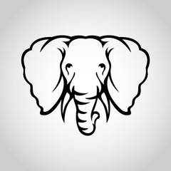 elephant logo vector icon design