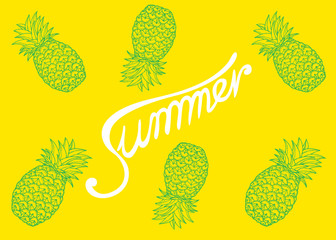 summer fashion vector background
