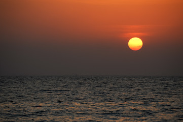 Beautiful Sunset at andaman sea