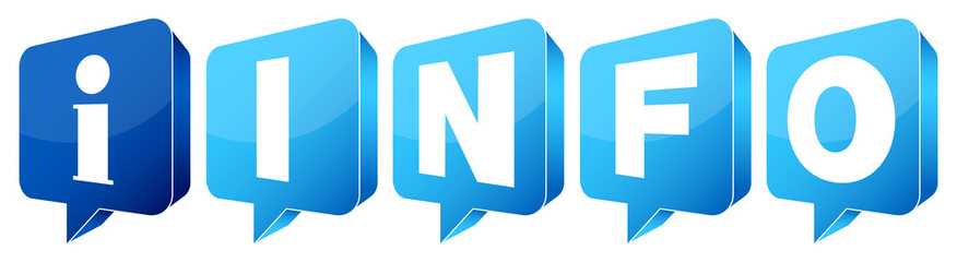 Speech Bubbles Information 3D